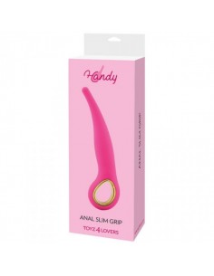 Ekskluzywny wibrator Anale Handy Anal Slim Grip Pink - WIBRATORY EKSKLUZYWNE - 1 2