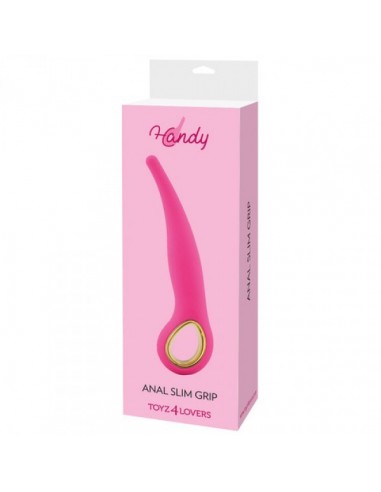 Ekskluzywny wibrator Anale Handy Anal Slim Grip Pink - WIBRATORY EKSKLUZYWNE - 2