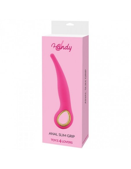 Ekskluzywny wibrator Anale Handy Anal Slim Grip Pink - WIBRATORY EKSKLUZYWNE - 2