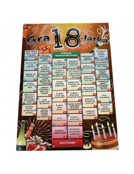 Gra Urodzinowa 18 PROMILI - Urodziny, 18-stka - 2