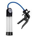 Pompka próżniowa Pressure Touch Gun – przezroczysta, 21,6 cm długości, 6,3 cm średnicy - 1