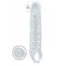 Przedłużka penisa Mighty Tusk 28 cm przezroczysta TPE - 1