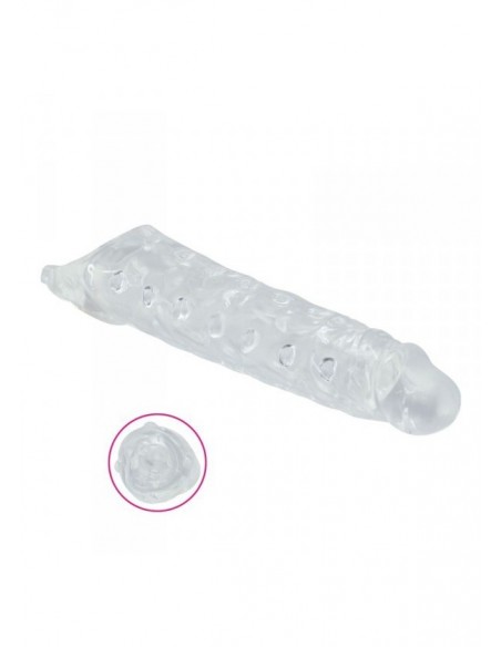 Przedłużenie Penisa Timeless Mighty Tusk Transparentne - Przedłużki i nakładki na penisa - 2