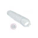 Przedłużka penisa Mighty Tusk 28 cm przezroczysta TPE - 3