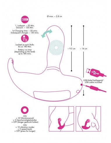Stymulator Y2T Rechargeable G-Spot Vibe - Wibratory wielofunkcyjne - 7