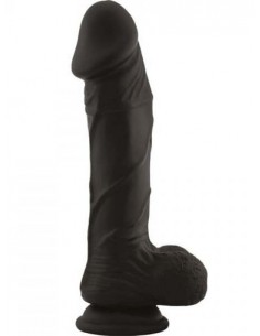 Dildo Fallo Realistico Real Safe Berry Black - Dilda realistyczne - 1