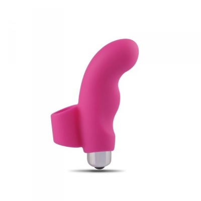 Wibratorek na palec Finger Fan Razz 9 cm różowy - 1 2