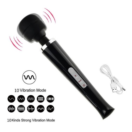 Masażer Magic Massager Wand biały, 10 funkcji - 13