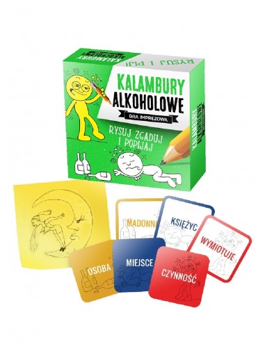 KALAMBURY ALKOHOLOWE-gra imprezowa - Gry imprezowe, alkoholowe - 1