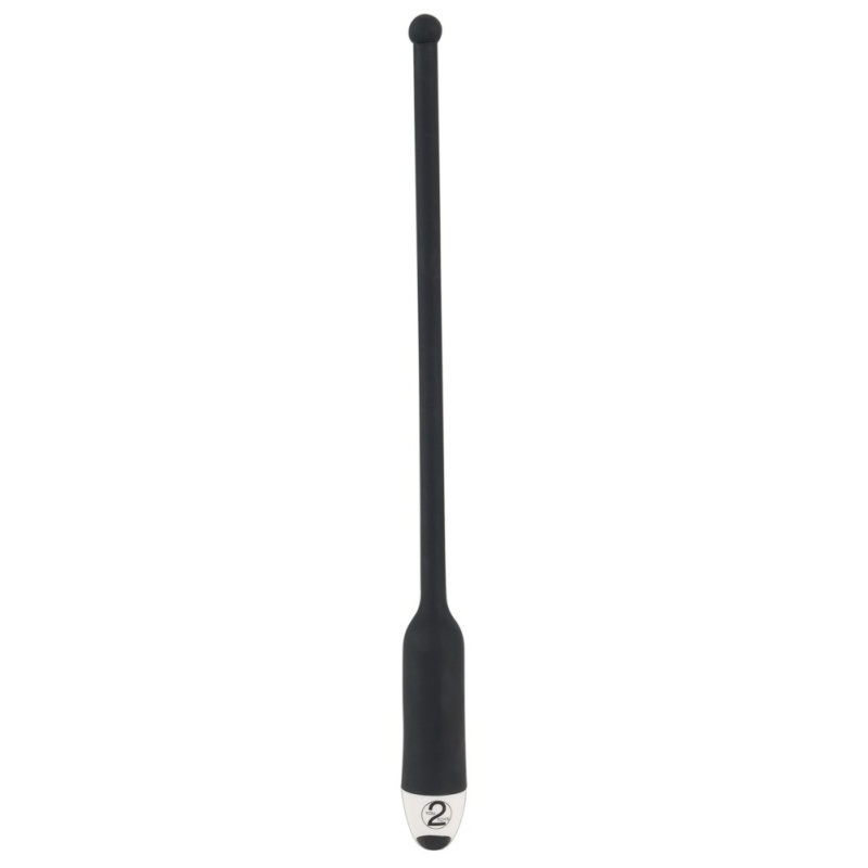 Dilator silikonowy z wibracjami Extra Long – 7 trybów, kulista końcówka, 27 cm, średnica 0,8–1,1 cm - 2