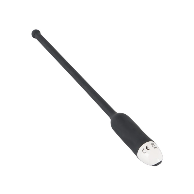 Dilator silikonowy z wibracjami Extra Long – 7 trybów, kulista końcówka, 27 cm, średnica 0,8–1,1 cm - 3