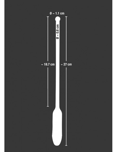 Dilator z wibracjami Silicon Dilator  - Dilatory penisa - 6