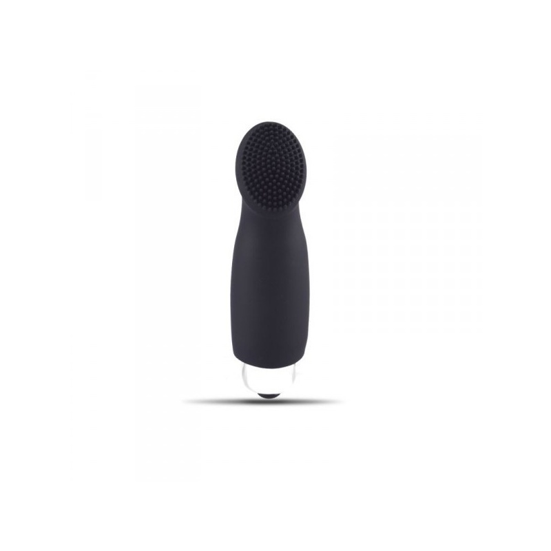 Stymulator na palec Finger Fan Tease - silikonowy, czarny - 1