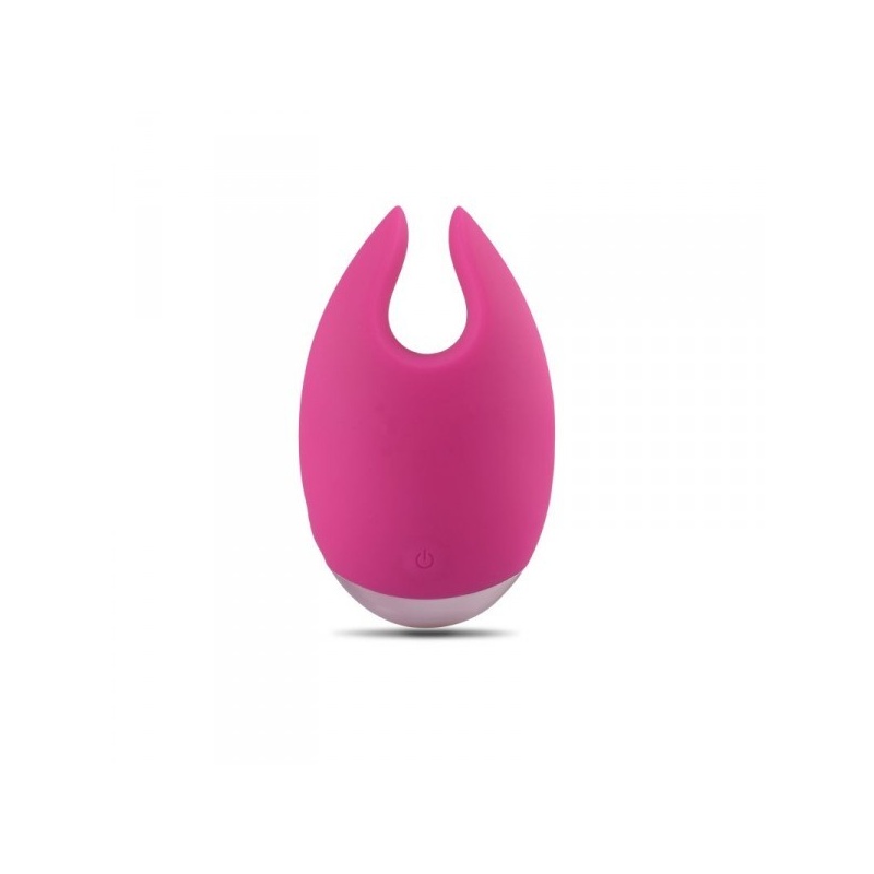 Stymulator łechtaczki Clit Shell 10.5 cm silikonowy różowy - 1