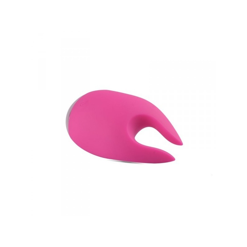 Stymulator łechtaczki Clit Shell 10.5 cm silikonowy różowy - 2