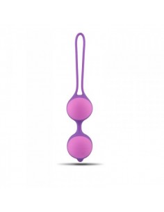 Kulki Gejszy Palline Vaginali Bi-Balls Double Purple - Kulki Gejszy Podwójne i Pojedyncze - 1