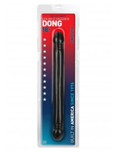 Ogromne podwójne dildo Doc Johnsons 45 cm Czarne - Dilda podwójne - 1
