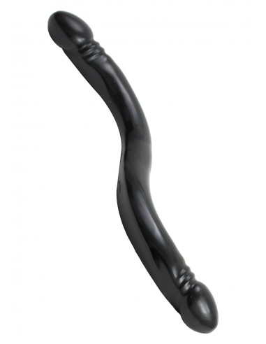 Ogromne podwójne dildo Doc Johnsons 45 cm Czarne - Dilda podwójne - 2