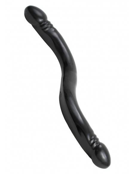 Ogromne podwójne dildo Doc Johnsons 45 cm Czarne - Dilda podwójne - 2