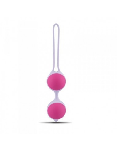 Kulki Gejszy Palline Vaginali Bi-Balls Double White - Kulki Gejszy Podwójne i Pojedyncze - 1