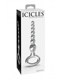 Kulki analne Icicles no 67 Przezroczyste - Kulki analne, koraliki analne - 1 2