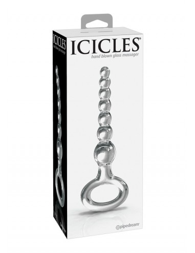 Kulki analne Icicles no 67 Przezroczyste - Kulki analne, koraliki analne - 2