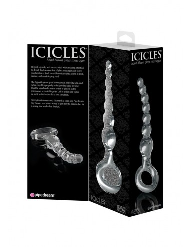 Kulki analne Icicles no 67 Przezroczyste - Kulki analne, koraliki analne - 5