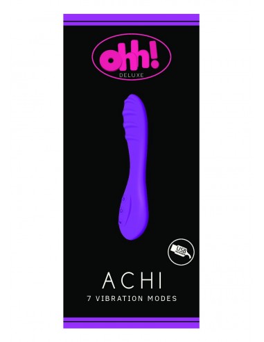 Ekskluzywny wibrator Achi Usb 7 Vibration Modes Purple - WIBRATORY EKSKLUZYWNE - 1