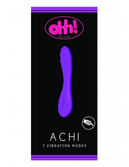 Ekskluzywny wibrator Achi Usb 7 Vibration Modes Purple - WIBRATORY EKSKLUZYWNE - 1