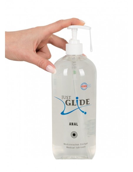 Lubrykant Just Glide Anal 1000 ml - Lubrykanty do seksu analnego - 4