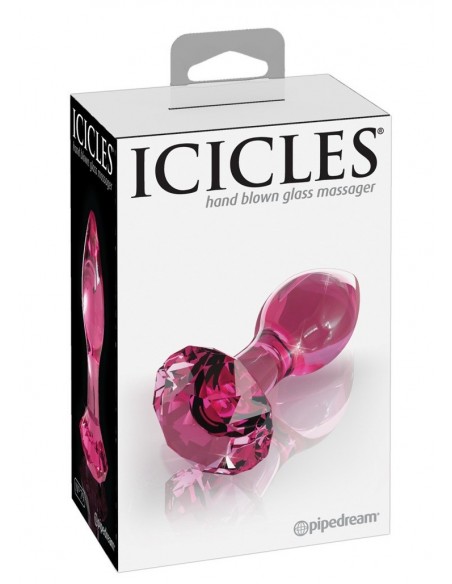 Korek analny Butt Plug Icicles no 79 - Korki analne szklane - 1