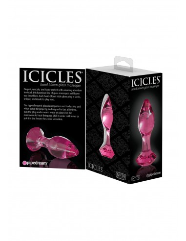 Korek analny Butt Plug Icicles no 79 - Korki analne szklane - 5