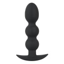 Korek analny kulkowy Heavy Beads 145 g – obciążony, szeroka podstawa, długość 13,3 cm - 3