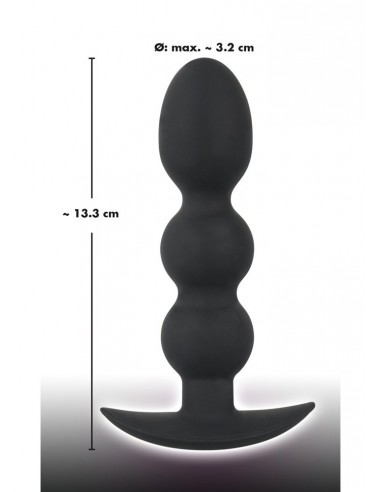 Korek analny Bv Heavy Beads - Korki analne silikonowe - 7