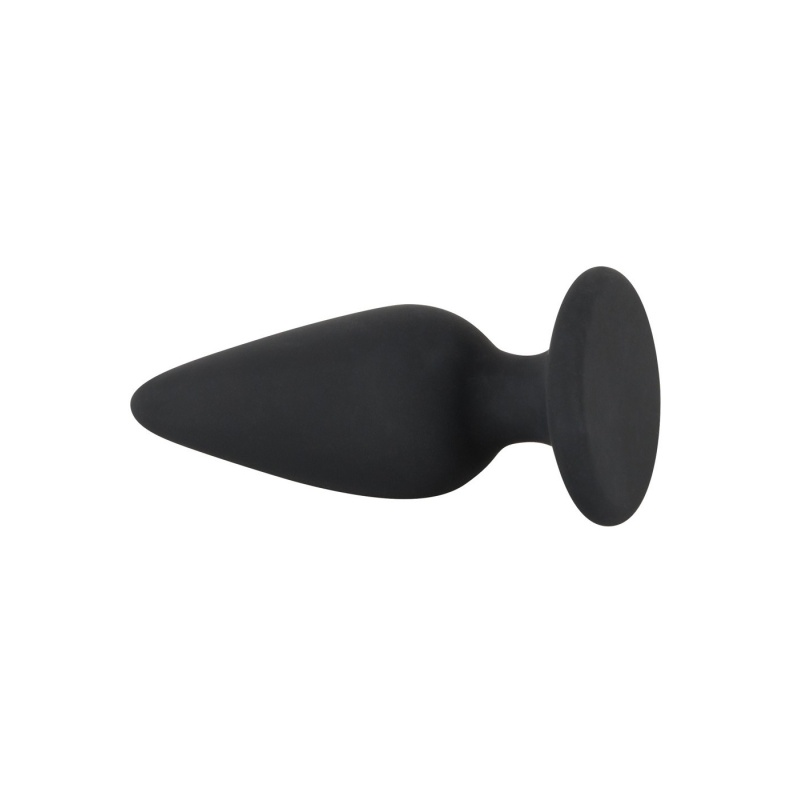 Korek analny Heavy Plug M – stożkowy silikon, obciążenie 75 g, dł. 8,9 cm, śred. 1,3–3,1 cm - 4