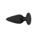 Korek analny Heavy Plug M – stożkowy silikon, obciążenie 75 g, dł. 8,9 cm, śred. 1,3–3,1 cm - 4