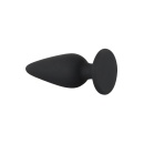 Korek analny Black Velvets Heavy Plug S – stożkowy, obciążony 40 g, długość 7,8 cm, średnica 1,1–2,7 cm - 4