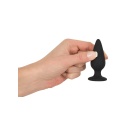 Korek analny Black Velvets Heavy Plug S – stożkowy, obciążony 40 g, długość 7,8 cm, średnica 1,1–2,7 cm - 1
