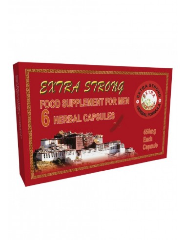 Extra Strong 6 kaps. - Dłuższa i mocniejsza erekcja - 1