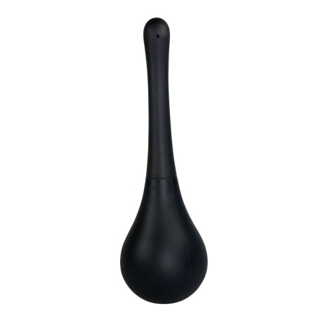 Irygator analny Rebel Anal Shower Black – końcówka 3-otworowa, długość całkowita 26 cm, głębokość wsunięcia 12 cm - 1
