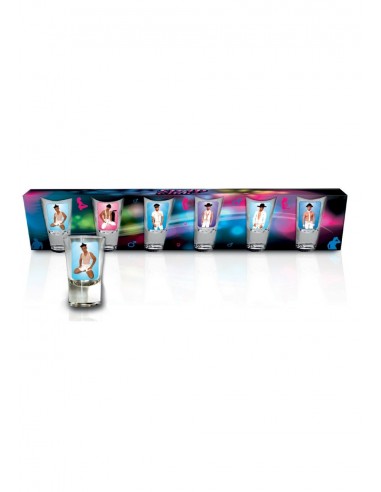 Zestaw 6 kieliszków 3,5 cl Strip Club Mężczyźni - Wieczór panieński - 1