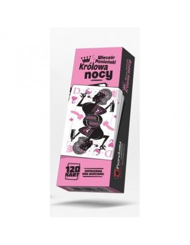 Gra Karciana KRÓLOWA NOCY - Gry imprezowe, alkoholowe - 1