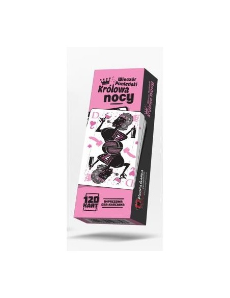 Gra Karciana KRÓLOWA NOCY - Gry imprezowe, alkoholowe - 1