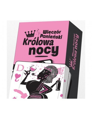 Gra Karciana KRÓLOWA NOCY - Gry imprezowe, alkoholowe - 2