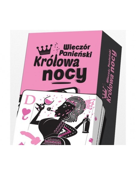 Gra Karciana KRÓLOWA NOCY - Gry imprezowe, alkoholowe - 2