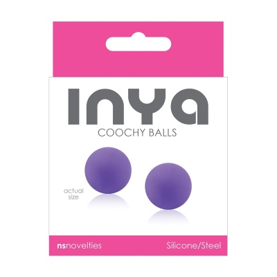 Kulki gejszy Coochy Balls z obciążeniem, silikon medyczny, 2,3 cm - 1 2