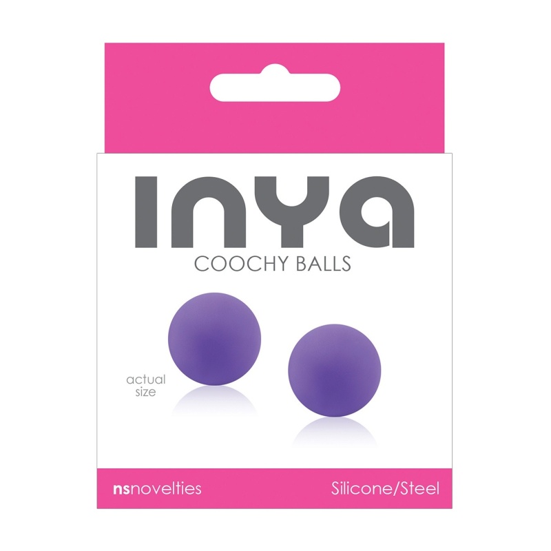 Kulki gejszy Coochy Balls z obciążeniem, silikon medyczny, 2,3 cm - 2