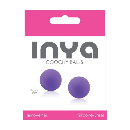 Kulki gejszy Coochy Balls z obciążeniem, silikon medyczny, 2,3 cm - 2