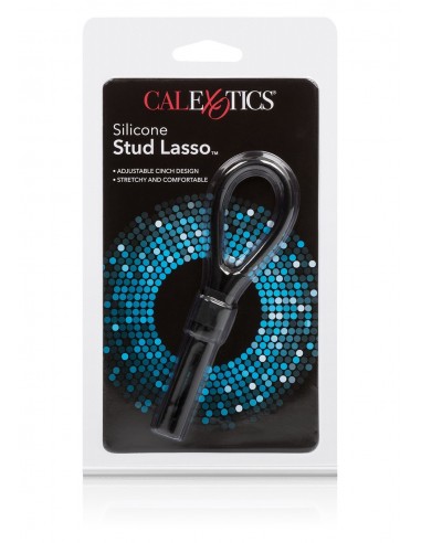 Pierścień na Penisa Silicone Stud Lasso Black - Pierścienie erekcyjne niewibrujące - 2