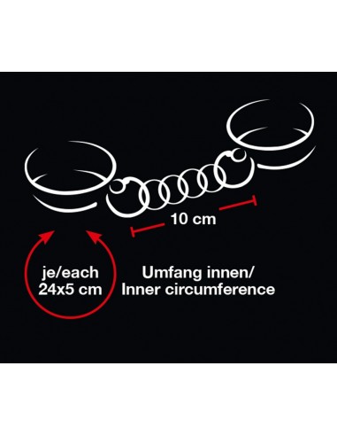 Kajdanki erotyczne BK Handfesseln Sw-Paski - Kajdanki erotyczne - 4